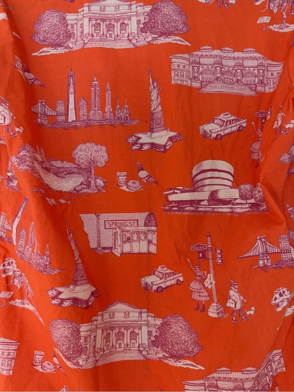 Katie Kime New York Toile Pajamas Short Set XS
